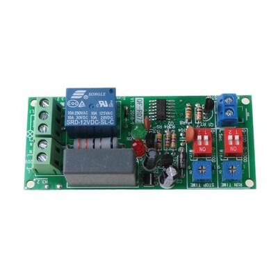 Dual Time Adjustable Cycle Delay Timing Relay Switch Infinit