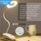 Read Desk USB LED Folding Flexible Clip Bedside Lamp Bedroom