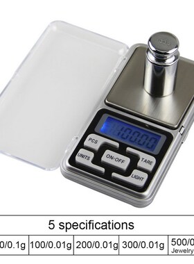 DIDIHO 100/200/300/500g 0.01/0.1g Mini Digital ScaleHigh Acc