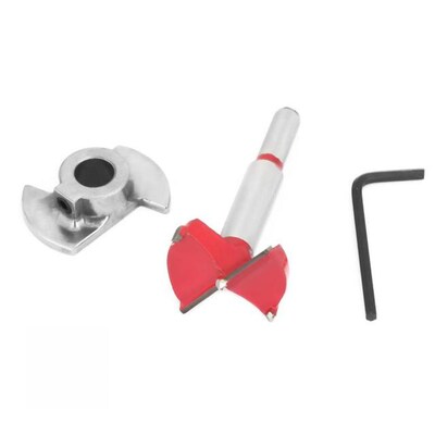 1 Set 35mm Wood Reaming drill Open Hole Tool Adjustable Wood