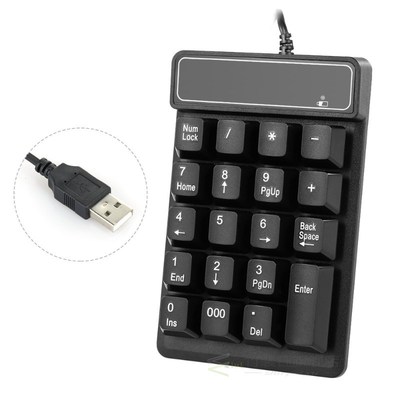 USB Wired Numeric Keypad Mechanical Feel Number Pad Keyboard