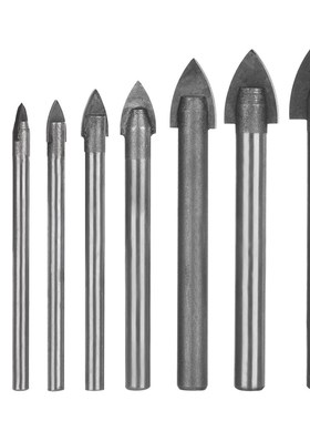 DAYFLI 3-16mm Glass Drill Bit Set Tungsten Carbide Tipped Ce