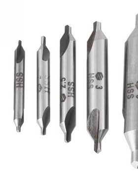 6pcs Center Drill Bits 60 Degree HSS Center Drill Bits Cente