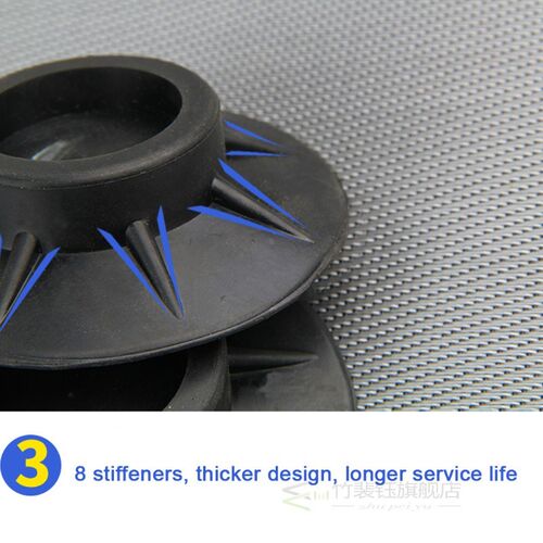 4pcs Mat Anti Vibration Floor Washing Machine Shock Proof Fu