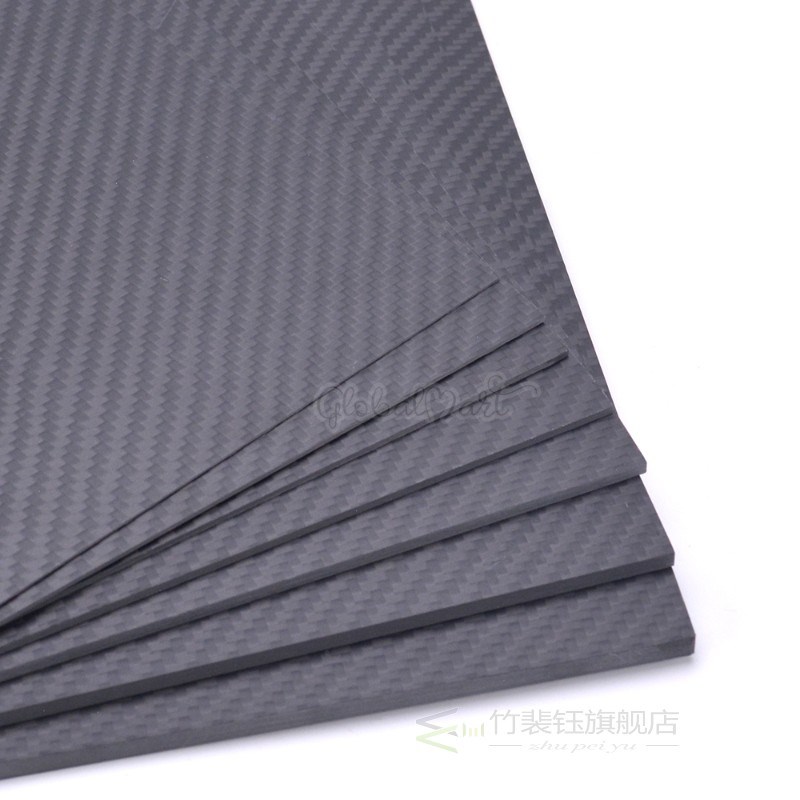 230mm x 170mm 3k Carbon fiber Plate Panel 0.5mm 1mm 1.5mm 2