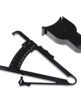 1 Set Skinfold Measurement Tape Body Fat Caliper Body Fat Te