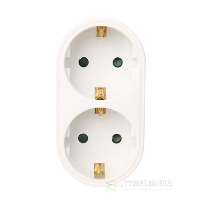New 2 Socket Multiple Plug Power Strip Socket Distribution A