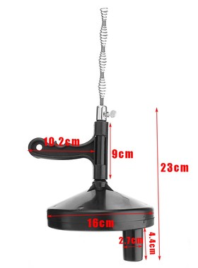 Sink Pipe Drain Cleaner Unblocker Auger Unblock Plunger with