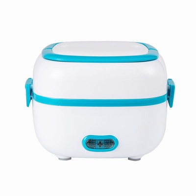 MINI Rice Cooker Thermal Heating Electric Lunch Box 2 Layers