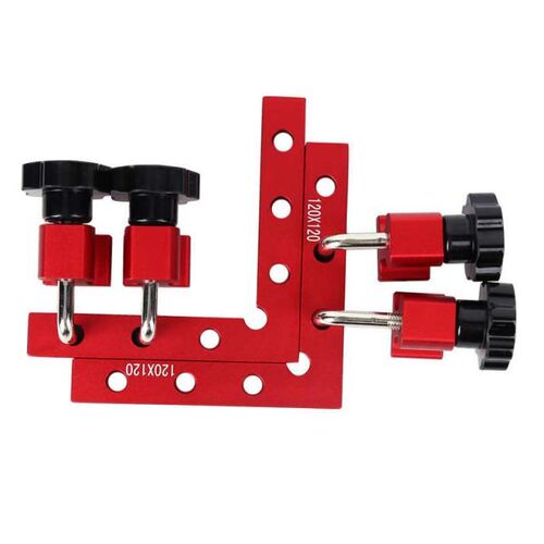 Right-Angle Ruler + Woodworking Clamp Carpentry Tool Aluminu
