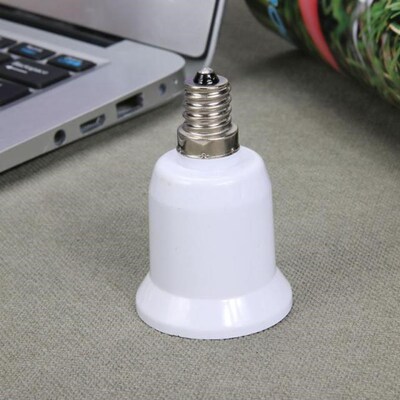 1PC E14 To E27 Adapter Conversion Socket Lamp Bulb Base Hold