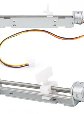 Stepper Motor Linear Stroke with Slider 80mm 2 Phase 4 Wire