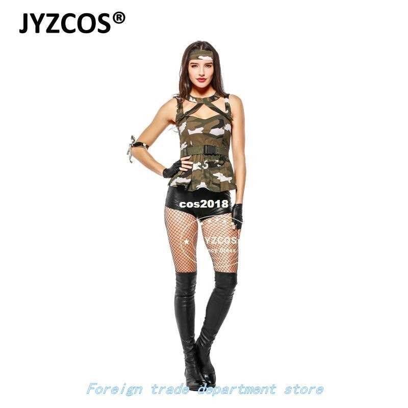 adult camouflage female instructors costume halloween