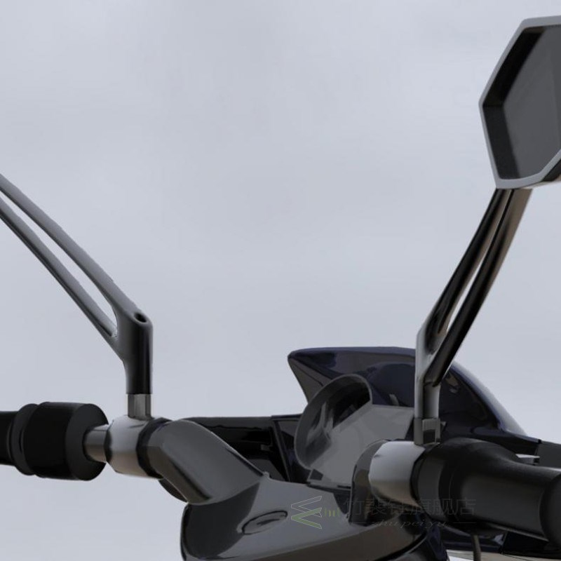 2pcs Motorcycle Mirror Screw Adapter M10 M8 8mm 10mm Right L