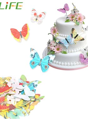 40 Piece/Set Cake Cupcake Topper Edible Glutinous Wafer Rice