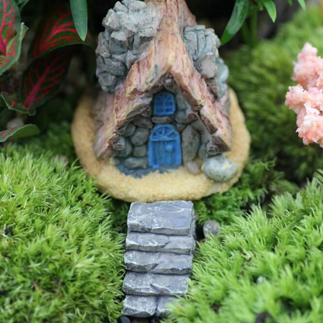 1Pcs handmade house girls fairy garden miniatures mini gnome