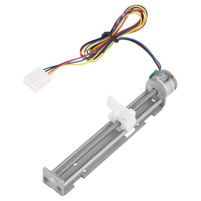 Guia linear DC 12V Stepper Motor with Linear Screw Nut Slide