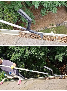 Roof Drainage Ditch Cleaning Scoop Roof Gutters Cleaning Too
