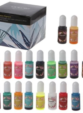 20 Color Epoxy Resin Pigment Kit Liquid Epoxy Resin Coloran