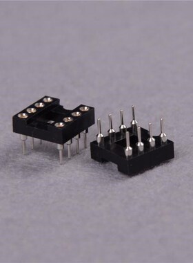10pcs/lot Dip-8 Round Ic Socket 8 Pin 8pin 8p Round Hole Dip