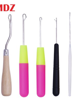 5Pcs/Set Braiding Latch Hook Crochet Hook Set Plastic Croche