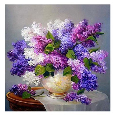 Lavender 5D Diamond Embroidery DIY Craft Painting Cross Stit