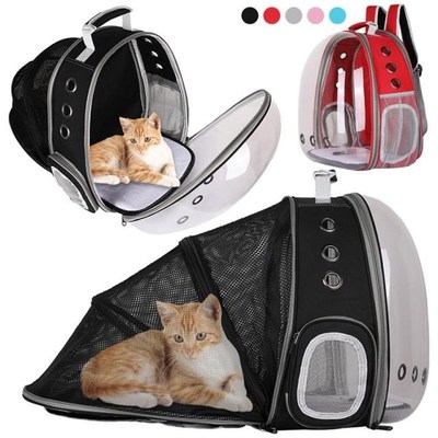 Expandable Cat Carrier Bags Pet Carriers Small Dog Cat Backp