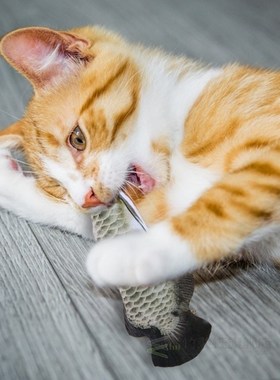 30cm Moving Fish Electric Toy For  USB Charger Interactiv