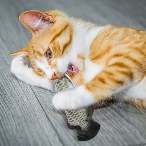 30cm Moving Fish Electric Toy For  USB Charger Interactiv