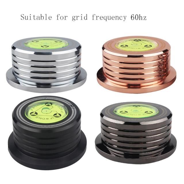 Universal 60Hz LP Vinyl Record Player Disc Turntable Stabili - 实物图