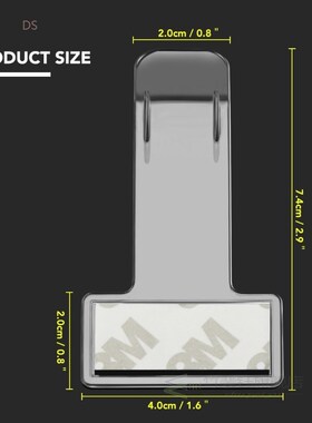 2pcs new car Parking Ticket Holder Clip Sticker For vw golf