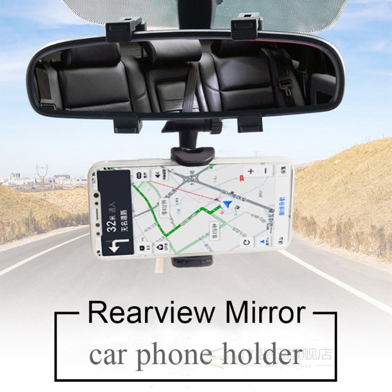 Car Phone Holder Stand Car Rearview Mirror Mount Car  Holder
