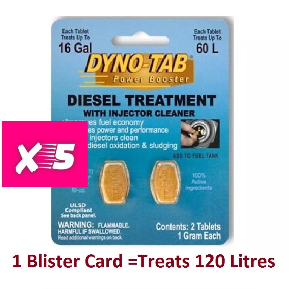 Dynotab? Diesel Treatt with Injector Cleaner 2-tab Carbon Cl