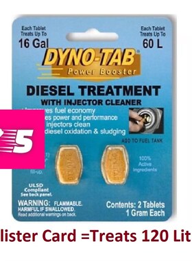 Dynotab? Diesel Treatt with Injector Cleaner 2-tab Carbon Cl