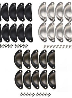 10Pcs Vintage Iron Drawer Handles Retro Cabinet Knobs Cupboa