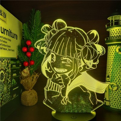 MY HERO ACADEMIA Himiko Toga 3D ANIME LAMP Boku no Hero Acad