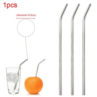 Large bubble tea milkshake straws Reusable metal straws 304
