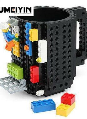 Drinkware Building Blocks Mugs DIY Block Puzzle Mug 12oz 1Pi