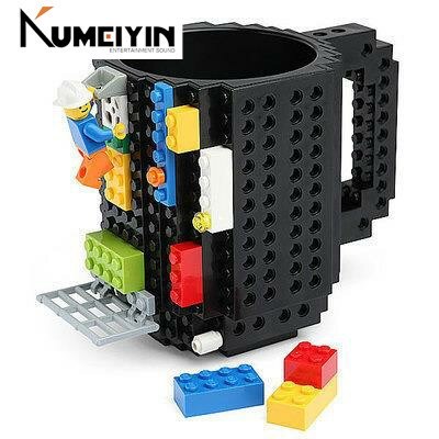 Drinkware Building Blocks Mugs DIY Block Puzzle Mug 12oz 1Pi