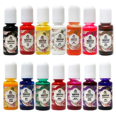 14 Pcs/set UV Resin Coloring Pigment DIY Crystal Epoxy High