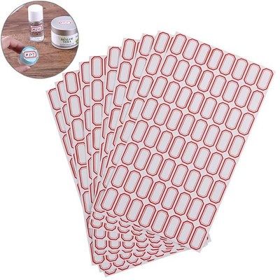 10sheets/pack White Labels Write Name Stickers Blank Sticker