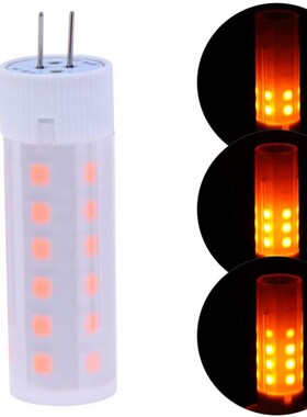 DC 12V LED Bulb G4 Flickering Flame Fire Effect LED Bulb Cor