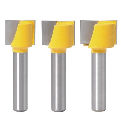 16-25mm Router Bit 8mm Shank Surface Planing Bottom Cleaning