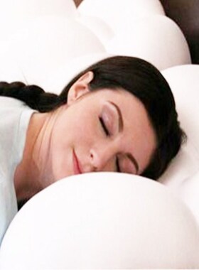 3D Neck Micro Airball Pillow Deep Sleep Addiction Head Rest