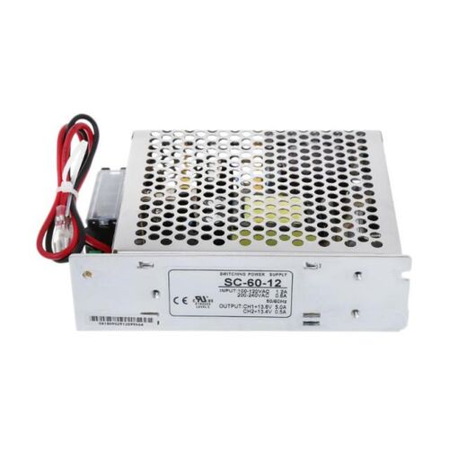 SC-60W-12V 5A Switching Power Supply With UPS Monitor AC Bat