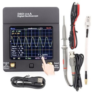 Portable DSO112A TFT Mini Digital Oscilloscope Touch Contact