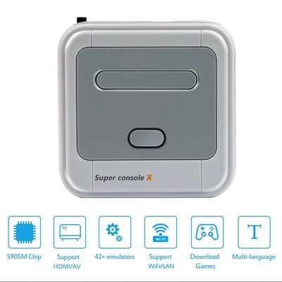 SUPER CONSOLE X WIFI Video Game Consoles Support AV/HDMI 4K