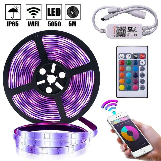 WiFi Christmas LED Strip 5M 300LED SMD5050 RGBW Flexible LED