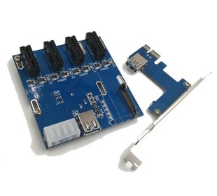 PCIe Converter express Add Slots Riser Card PCI
