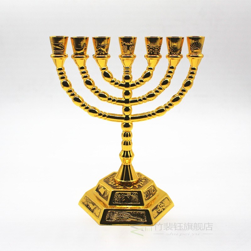 Jewish orah Candle-holders Religions Candelabra Hanukkah Can
